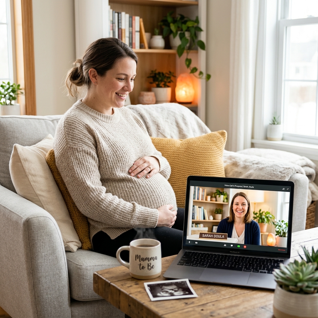 Virtual Doula Support: How Online Birth Services Work and Who They're Right For